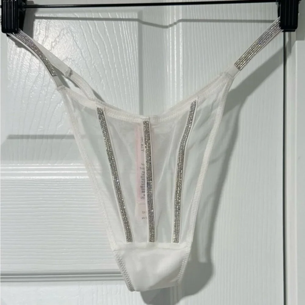 Victoria Secret Collection coconut white Shine Strap Set  NWT - Picture 4 of 10